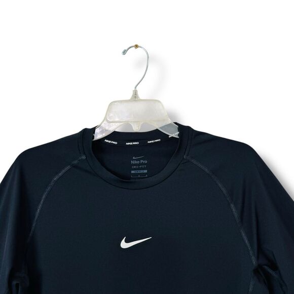 Nike Pro Dri-FIT Long Sleeve T-Shirt Men’s Size Large Athletic Training Top - Picture 3 of 10
